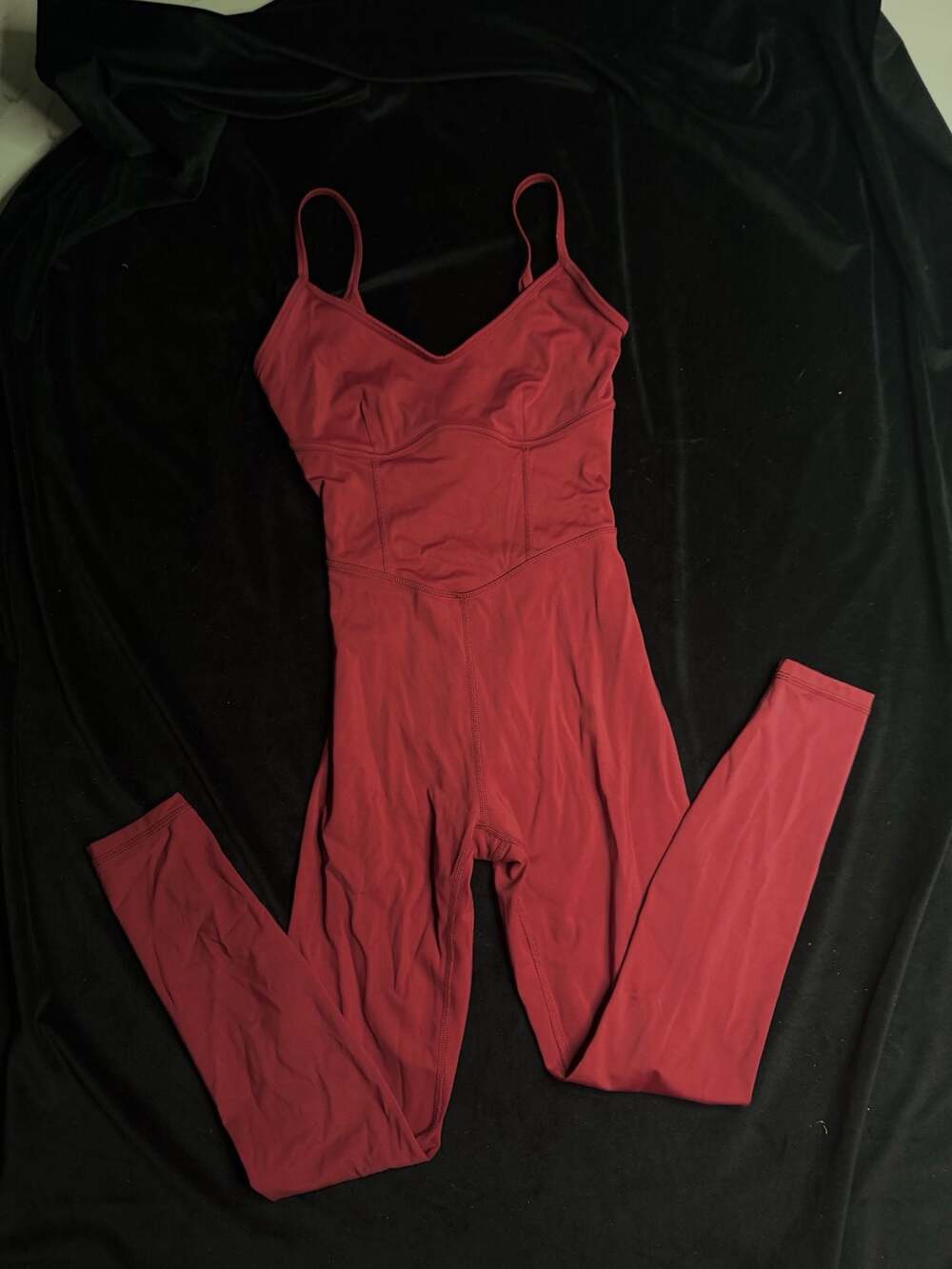 JoyLab Sleeveless Full Length Corset Bodysuit Jumpsuit
